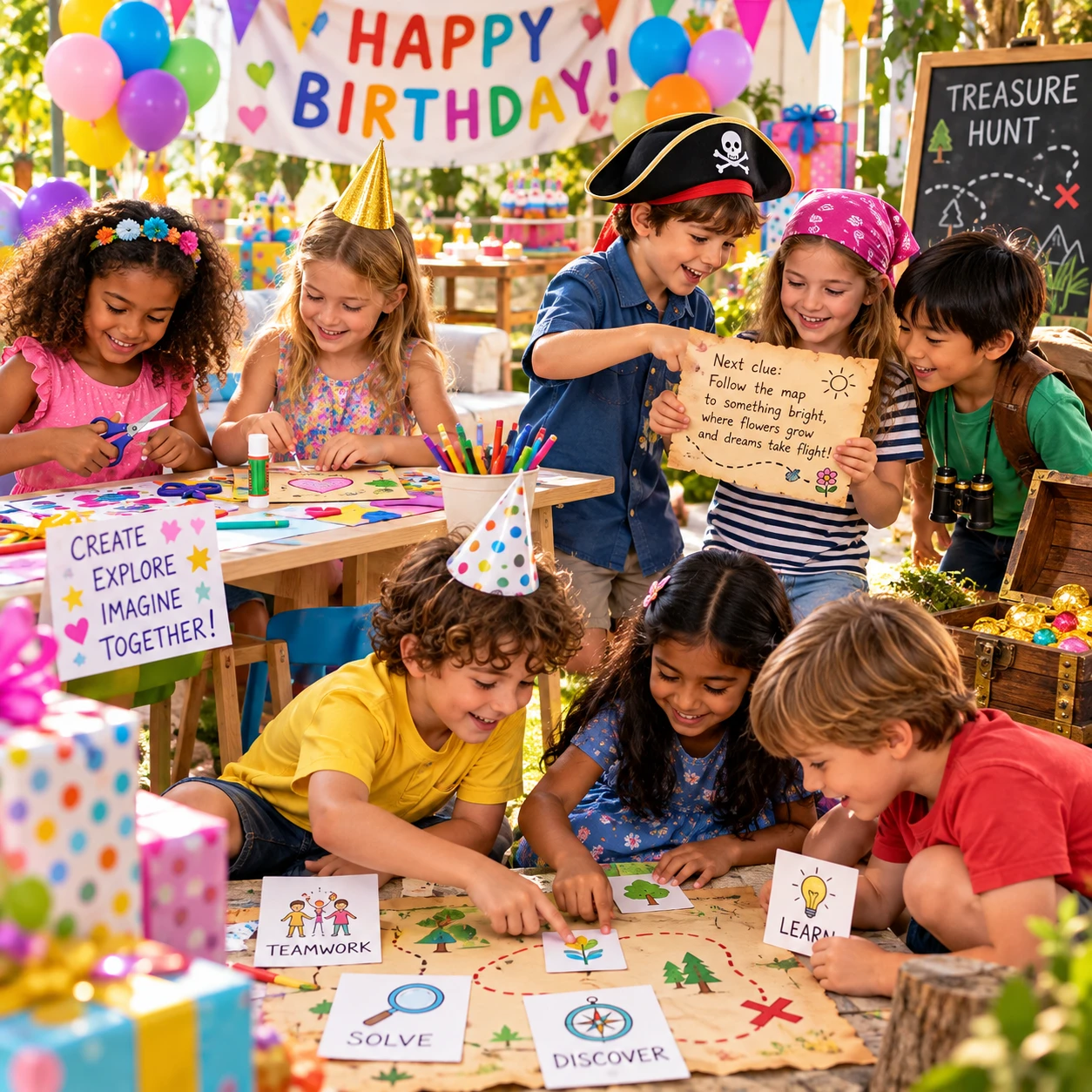 Actividades educativas y divertidas para fiestas de niños